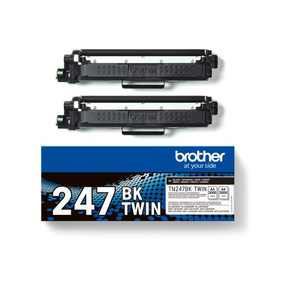 BROTHER Toner HY Twin Pack noir TN-247BKTWIN HL-L3210CW 2x3000 pages
