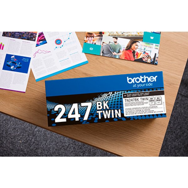 BROTHER Toner HY Twin Pack noir TN-247BKTWIN HL-L3210CW 2x3000 pages