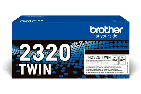 BROTHER Toner Twin Pack black TN-2320TWIN HL-L2340/L2360 2x2600 pages