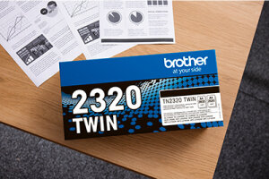 BROTHER Toner Twin Pack black TN-2320TWIN HL-L2340/L2360 2x2600 pages