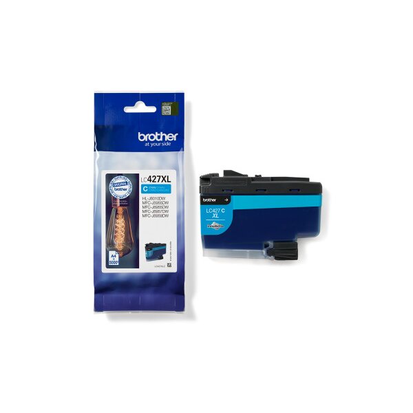 BROTHER Tintenpatrone HY cyan LC-427XLC MFC-J5955 5000 Seiten