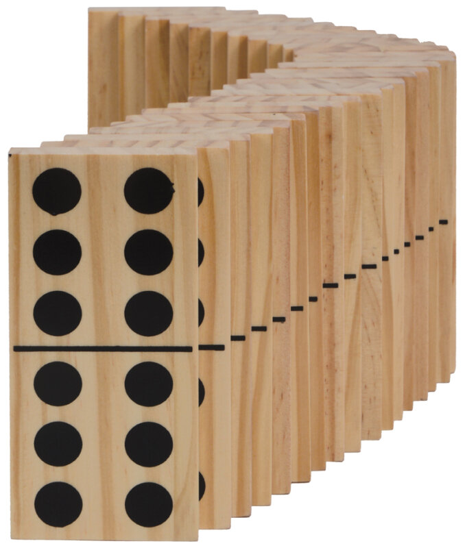 SCHILDKR&Ouml;T Domino g&eacute;ants, le jeu classique en grand format
