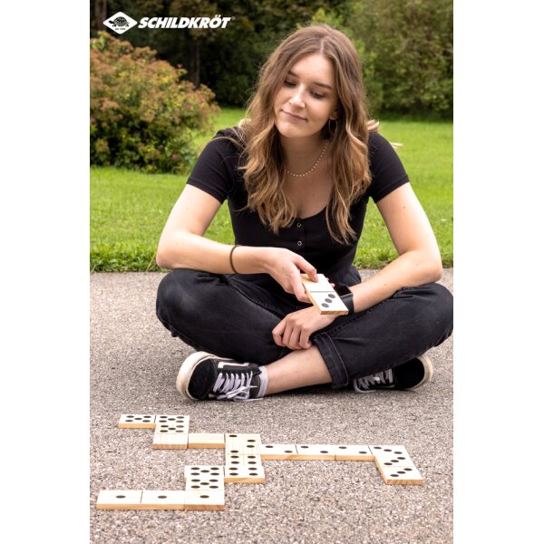 SCHILDKRÖT Jumbo Domino-Set, Spieleklassiker im Grossformat