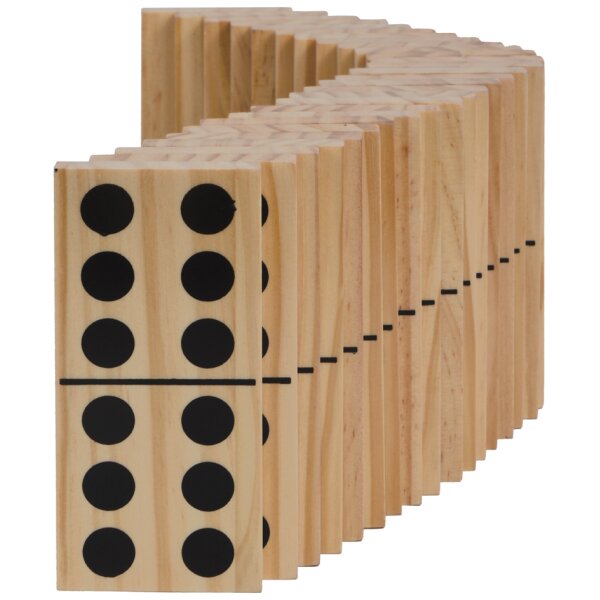 SCHILDKRÖT Jumbo Domino-Set, Spieleklassiker im Grossformat
