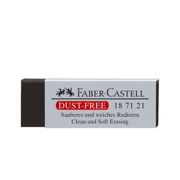 FABER-CASTELL Gomme en plastique DUST-FREE, blanc