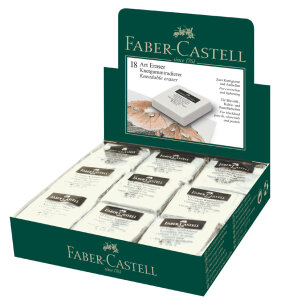 FABER-CASTELL Knetgummi-Radierer ART ERASER, weiss