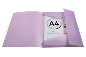 EXACOMPTA Gummibandmappe Aquarel A4 55279E PP ass.