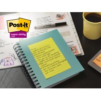 Post-it Bloc-note super sticky notes, 101 x 101 mm, ligné