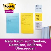 Post-it Bloc-note super sticky notes, 101 x 101 mm, ligné