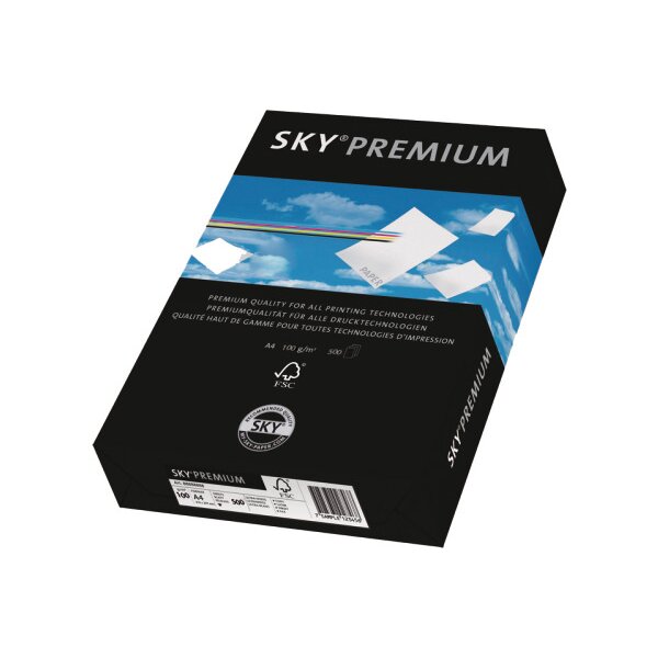 SKY Premium Papier A4 88233196 100g, blanc 500 feuilles