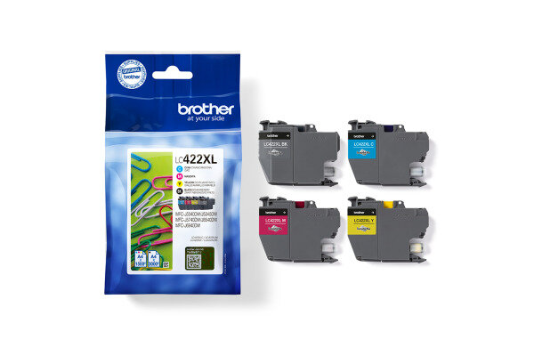 BROTHER Valuepack Tinte CMYBK LC-422XLVAL MFC-J5340 3000/1500 Seiten