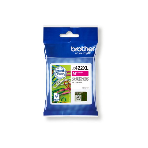 BROTHER Cartouche dencre HY magenta LC-422XLM MFC-J5340 1500 pages