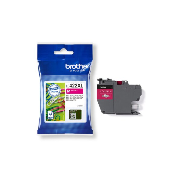 BROTHER Cartouche dencre HY magenta LC-422XLM MFC-J5340 1500 pages