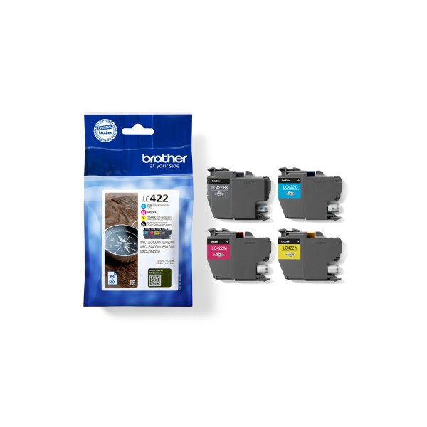 BROTHER Valuepack encre CMYBK LC-422VAL MFC-J5340 550 pages