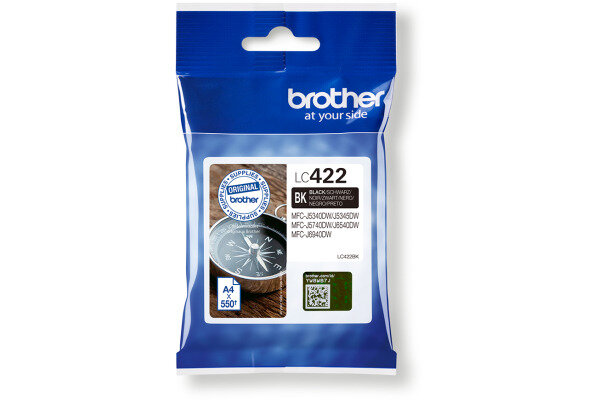 BROTHER Cartouche dencre noir LC-422BK MFC-J5340 550 pages
