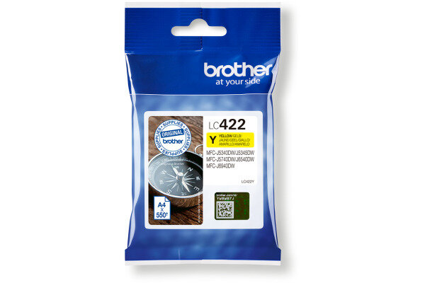 BROTHER Cartouche dencre yellow LC-422Y MFC-J5340 550 pages