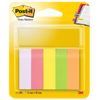 Post-it Pagemarker aus Papier, 15 x 50 mm, Neonfarben