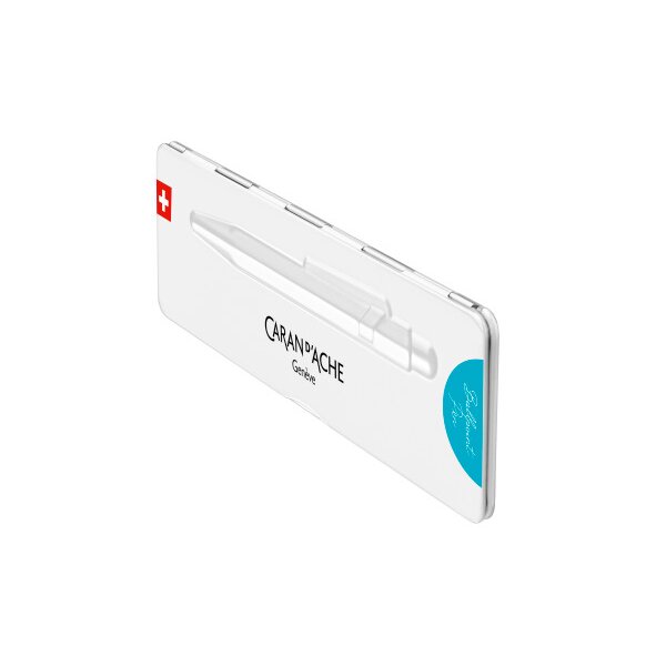 CARAN DACHE Kugelschreiber 849 Colormat-X 849.681 türkisblau, Slimpack