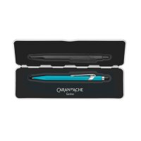 CARAN DACHE Kugelschreiber 849 Colormat-X 849.681 türkisblau, Slimpack