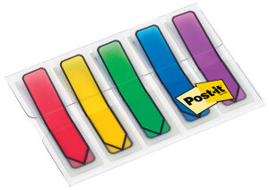 Post-it Haftmarker Index Pfeile, 11,9 x 43,2 mm, 5-farbig