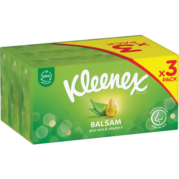 KLEENEX Mouchoirs cosm. Balsam 3392005 3x56 pcs.