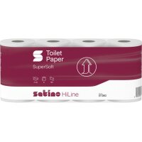 SATINO Toilettenpapier HiLine 071360 150 Coupons, 8 Rollen