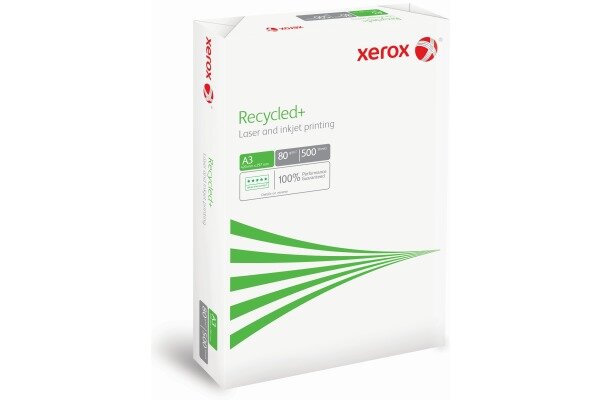 XEROX Kopierpapier Recycled+ A3 499672 80g weiss CIE85 500 Blatt