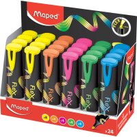 Maped Surligneur FLEX, pointe flexible, présentoir...