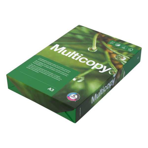 MULTICOPY Papier à copier A3 88370490 80g, blanc 500 feuilles