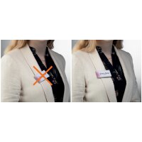 DURABLE Porte-badge à aimant, 75 x 40 mm,...