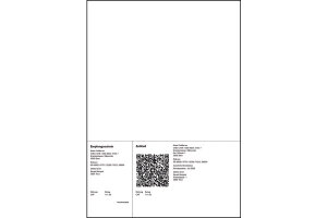 NEUTRAL Einzahlungsschein QR-Code A4 88315748 perforiert,...