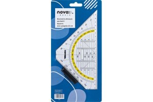 NOVOOO Geodreieck 22cm E-110134 MTH mit Griff