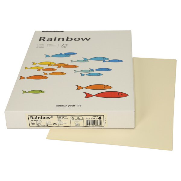 RAINBOW Papier chamois clair/03 A4 88042250 FSC, 80g 500 feuilles