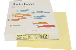 RAINBOW Papier hellgelb/12 A4 88042298 FSC, 80g 500 Blatt