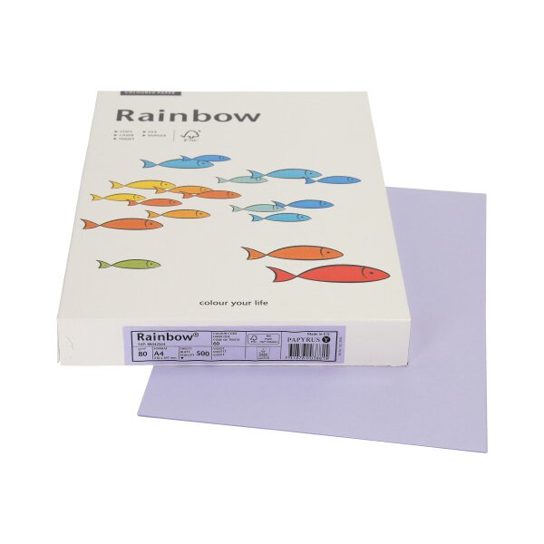 RAINBOW Papier violett/60 A4 88042564 FSC, 80g 500 Blatt