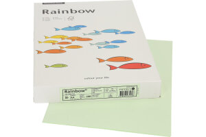 RAINBOW Papier vert clair/72 A4 88042586 FSC, 80g 500...