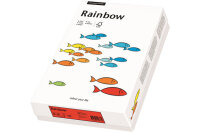 PAPYRUS Rainbow Papier FSC A4 88043132 intensivrot, 160g 250 Blatt