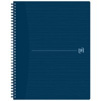 Oxford Cahier à spirales Origins, A4, quadrillé, bleu