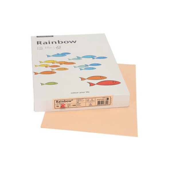 RAINBOW Papier lachs/40 A3 88042500 FSC, 80g 500 Blatt