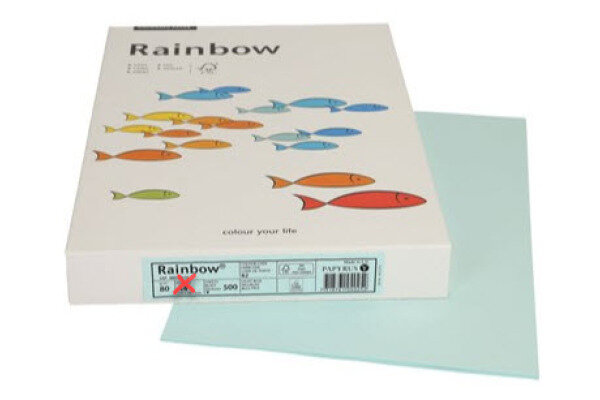 RAINBOW Papier hellblau/82 A3 88042698 FSC, 80g 500 Blatt