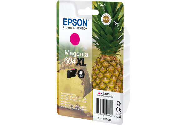 EPSON Tintenpatrone 604XL magenta T10H34010 WF-2910/30/50 350 Seiten