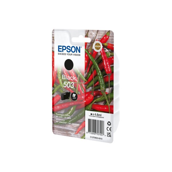 EPSON Cartouche dencre 503 noir T09Q14010 WF-2960/65 210 pages