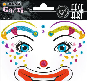 HERMA Face Art Sticker visage Clown Lotta