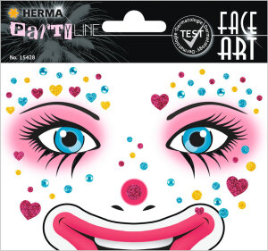 HERMA Face Art Sticker visage Clown Annie