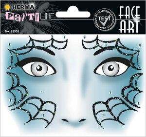 HERMA Face Art Sticker visage Araignée