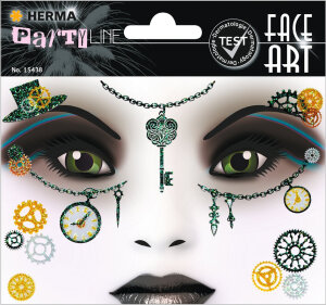 HERMA Face Art Sticker visage Steam Punk Amelia