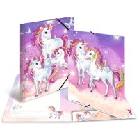 HERMA Chemise à élastiques Mappmonde des animaux, A4