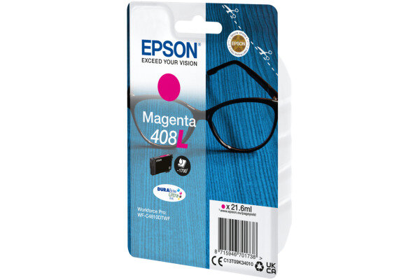 EPSON Tintenpatrone 408L magenta T09K34010 WF-C4810DTWF 1700 Seiten