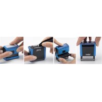 trodat Textstempel-Set Printy 4912 Typomatic, pastell-creme