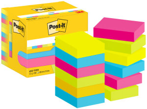 Post-it Haftnotizen notes, 51 x 38 mm, Energetic Collection